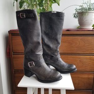 FRYE VERA SLOUCH knee tall engineer boots 9.5